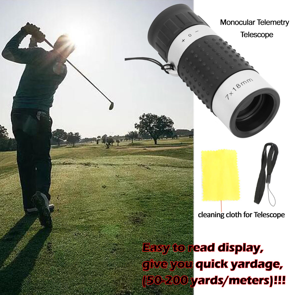 Wolfman golf tees included for quick setups and steady shots.