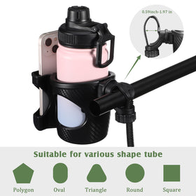 Wonderjune durable ABS plastic cup holder for outdoor use.