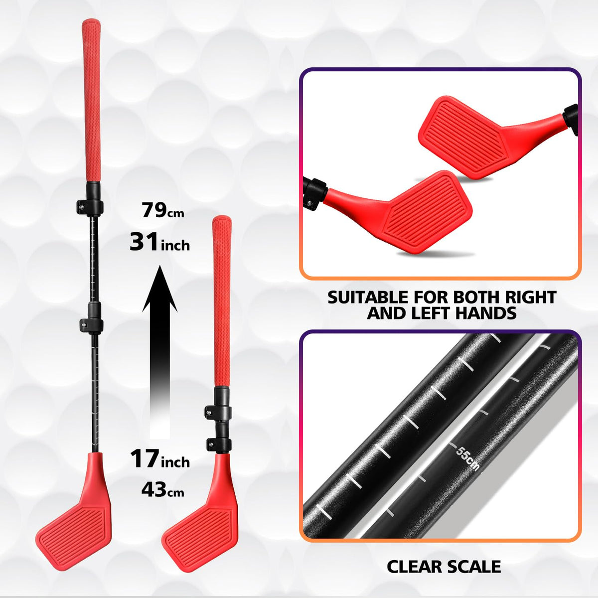 wootfairy oversized club head helps kids make solid contact and build confidence