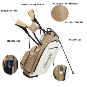 Wosofe dual ergonomic strap system with padded back support for comfort