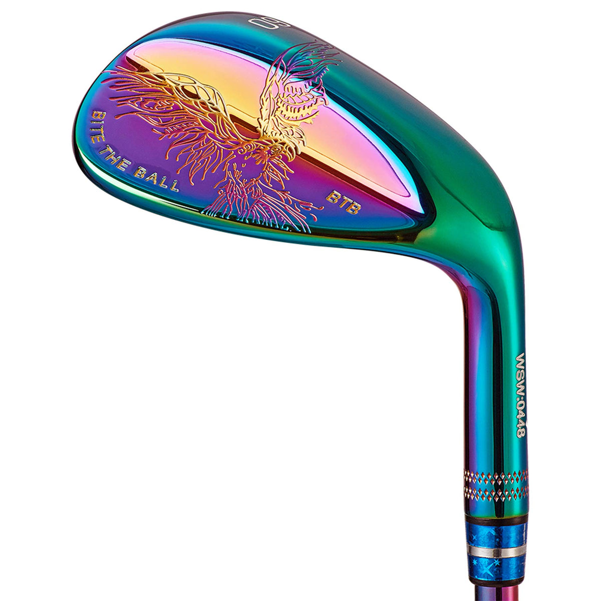 Wosofe forged sand wedge face delivers clean contact and high spin