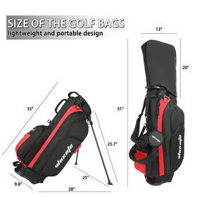 Wosofe lightweight nylon stand bag for easy carry and durability