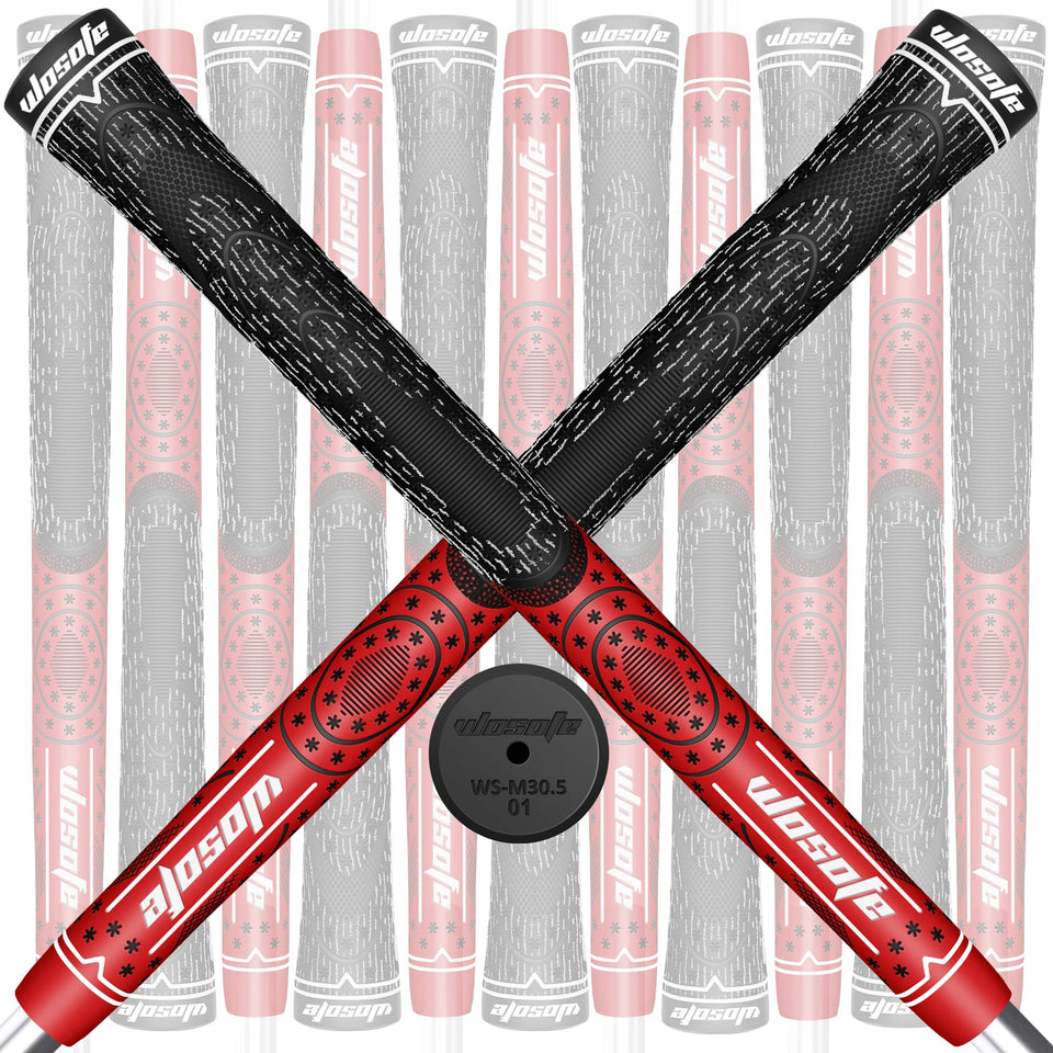 Wosofe 13-pack cord-rubber upper grip for sweat absorption.