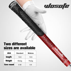 Wosofe lower-rubber inner provides soft, durable feel.