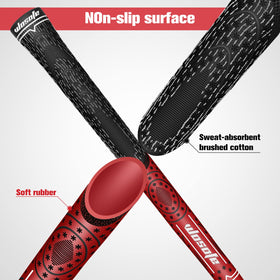Wosofe red-black design adds sporty visual appeal.