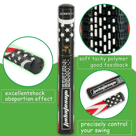 Wosofe golf putter grip core detail reveals PU+EVA lightweight core.
