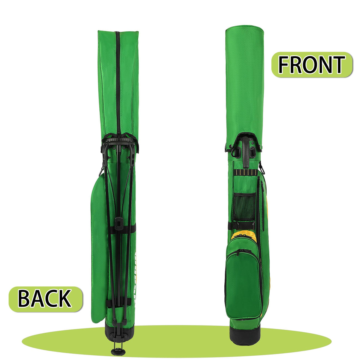 Wosofe lightweight stand bag weighs about 3.3-lbs