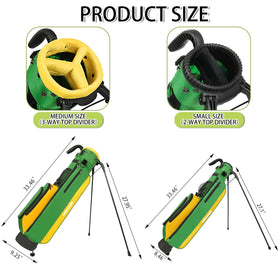 Wosofe golf stand bag six-pocket layout for quick access