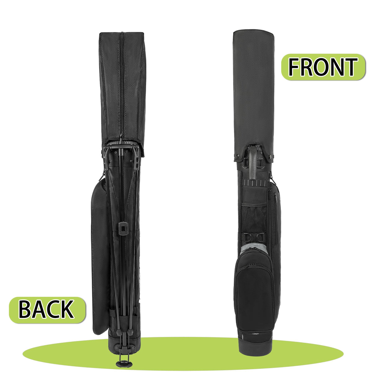 Wosofe tee strap and pocket layout designed for quick access.