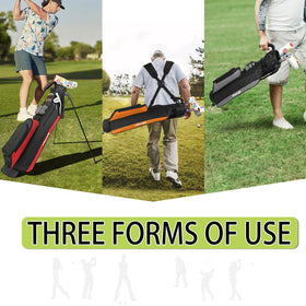Wosofe golf stand bag ideal for walking golfers seeking lightweight gear.