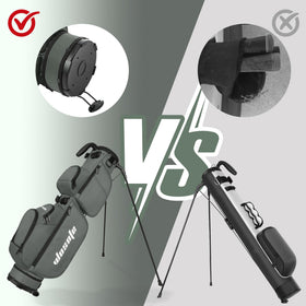 Wosofe stand bag with dual straps for comfortable carry