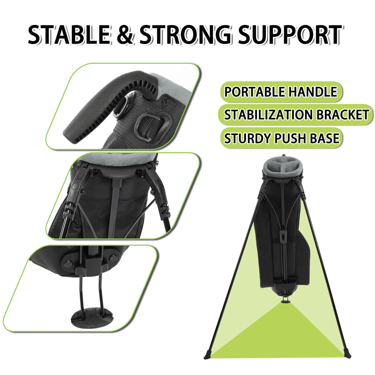 Wosofe ergonomic straps reduce pressure for comfortable walks during rounds