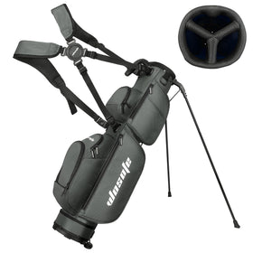 Wosofe lightweight stand bag front view with compact design for quick rounds