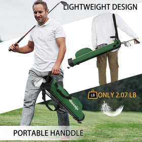 Wosofe wood headcovers protect drivers and fairways during travel.