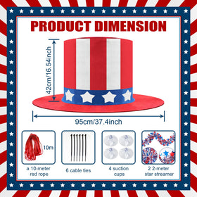 WPZQBW star ribbons red white blue add patriotic flair to any vehicle.