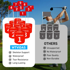 WTVIDAS two right-handed clubs for quick instruction and practice