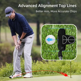 Wuday Chipper features wedge putter fusion for forgiving short-game versatility.
