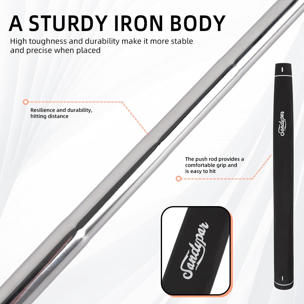 Wuday golf mallet putter available in right and left handed options.