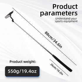 Wuday high MOI design offers forgiveness on off-center putts.