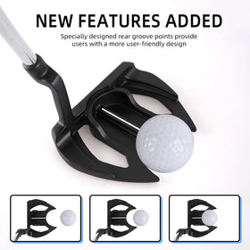 Wuday rear groove eases ball pickup for smooth greenside play