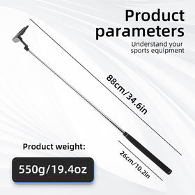 Wuday mallet putter delivers soft feel and confident sound at impact.