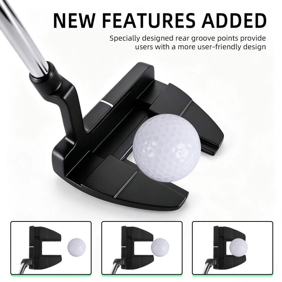 Wuday stepped steel shaft minimizes torque for steady face control.