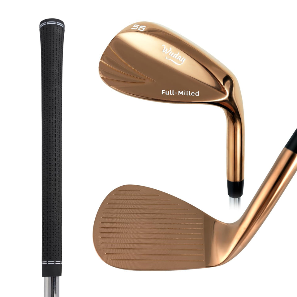 Wuday golf wedge 52° full-face milled enhances control on greens
