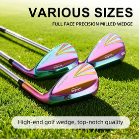 WUDAY 56° loft wedge offers versatile spin control for greenside finesse.