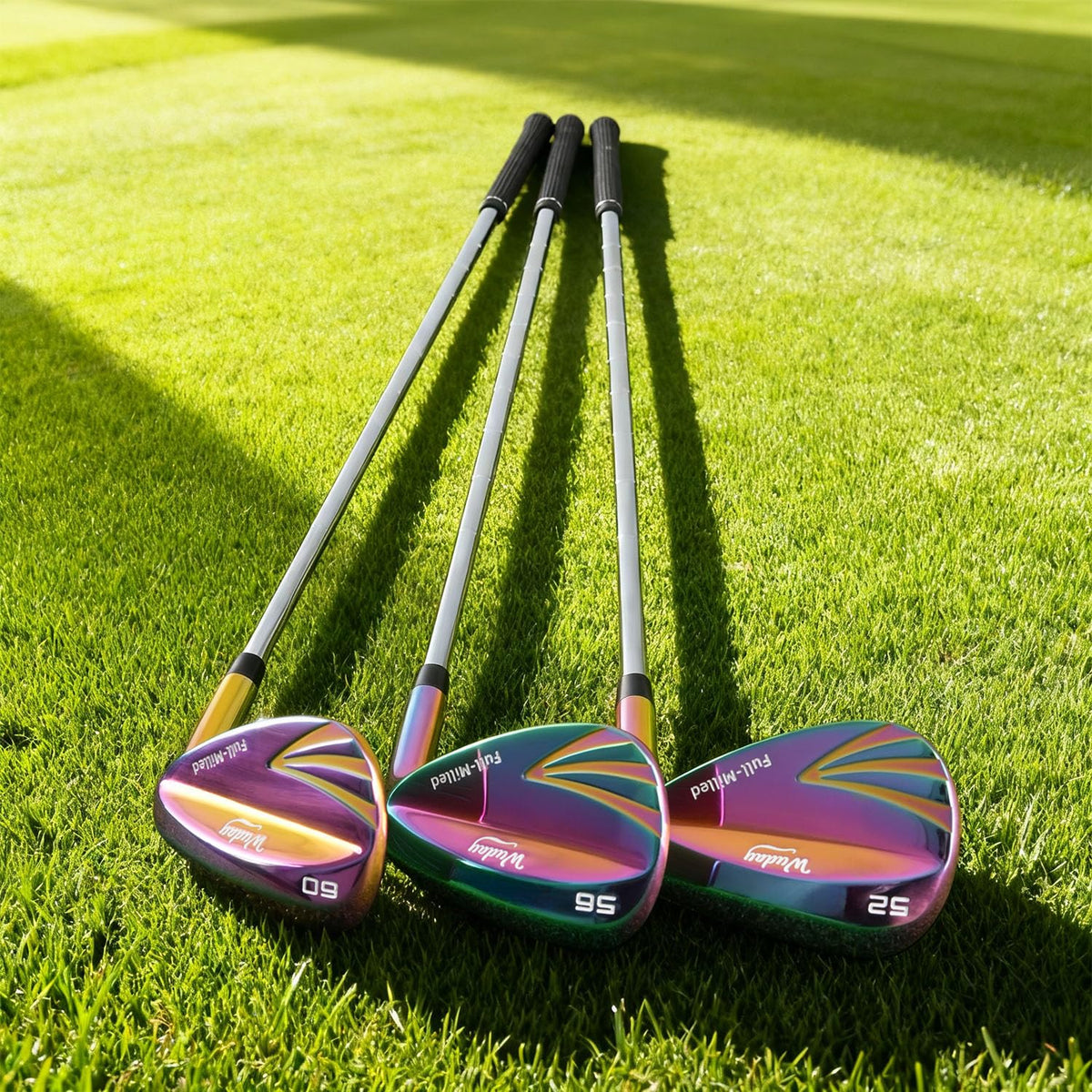 Wuday colorful coating wedge stands out during bunker play