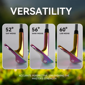 Wuday wedge with aggressive grooves for stable backspin and reliable contact