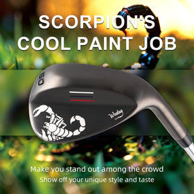 WUDAY Scorpion black coating side-view 60° adds sleek aesthetics and confidence.