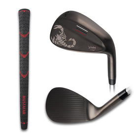 WUDAY Scorpion-coated full-face wedge 52° enhances control and spin on approach shots.