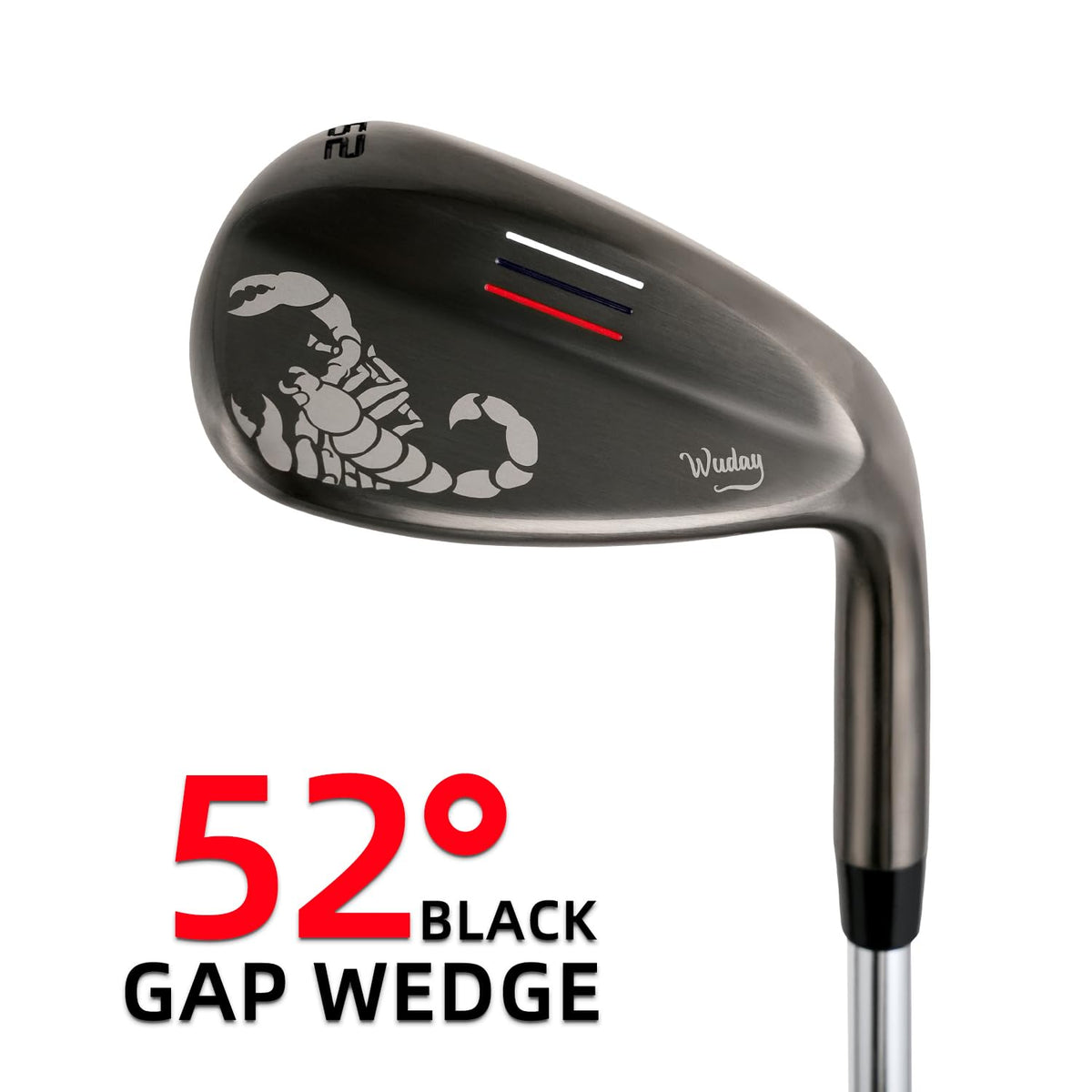 WUDAY Scorpion groove-detail close-up 56° highlights grooves for reliable backspin.