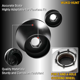WUKO HUNT chrome surface finish adds style to your golf cart