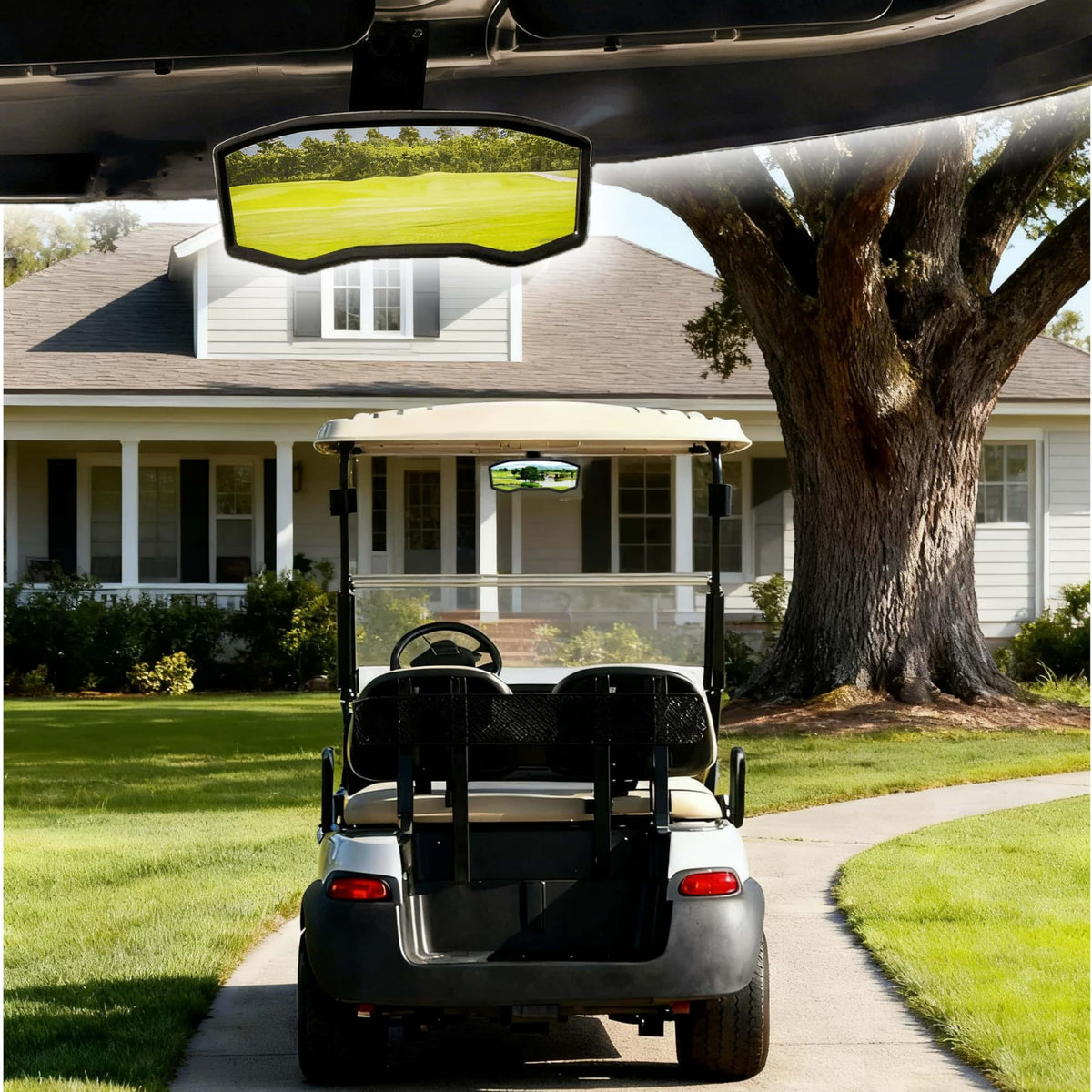 WUKO HUNT adjustable mirror reduces blind spots for safer driving on uneven terrain