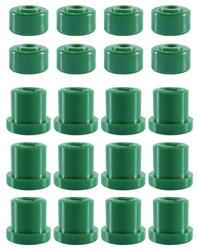 WUMZIJ A-arm bushing kit with RHOX lift, front view, for smoother ride.