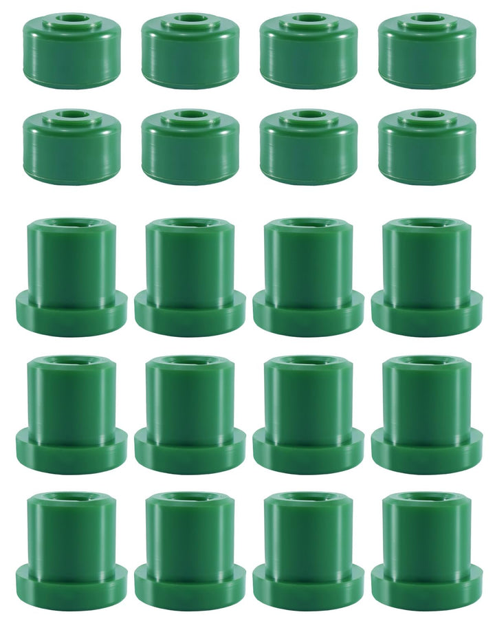 WUMZIJ A-arm bushing kit with RHOX lift, front view, for smoother ride.