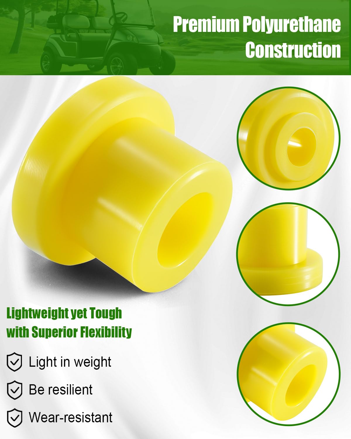 WUMZIJ front A-arm bushing kit shown for easy installation and replacement