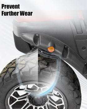 WUMZIJ A-arm bushing kit compatible with GTW lift for precise steering on uneven ground