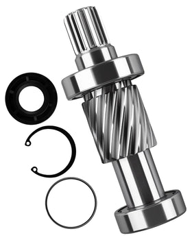 Wusquvy input gear shaft kit front view, ready for EZGO RXV upgrades.