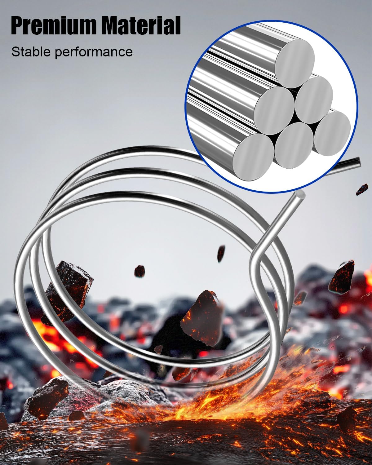 Wusquvy resistor wire 7-gauge design highlights durable, heavy-duty construction.