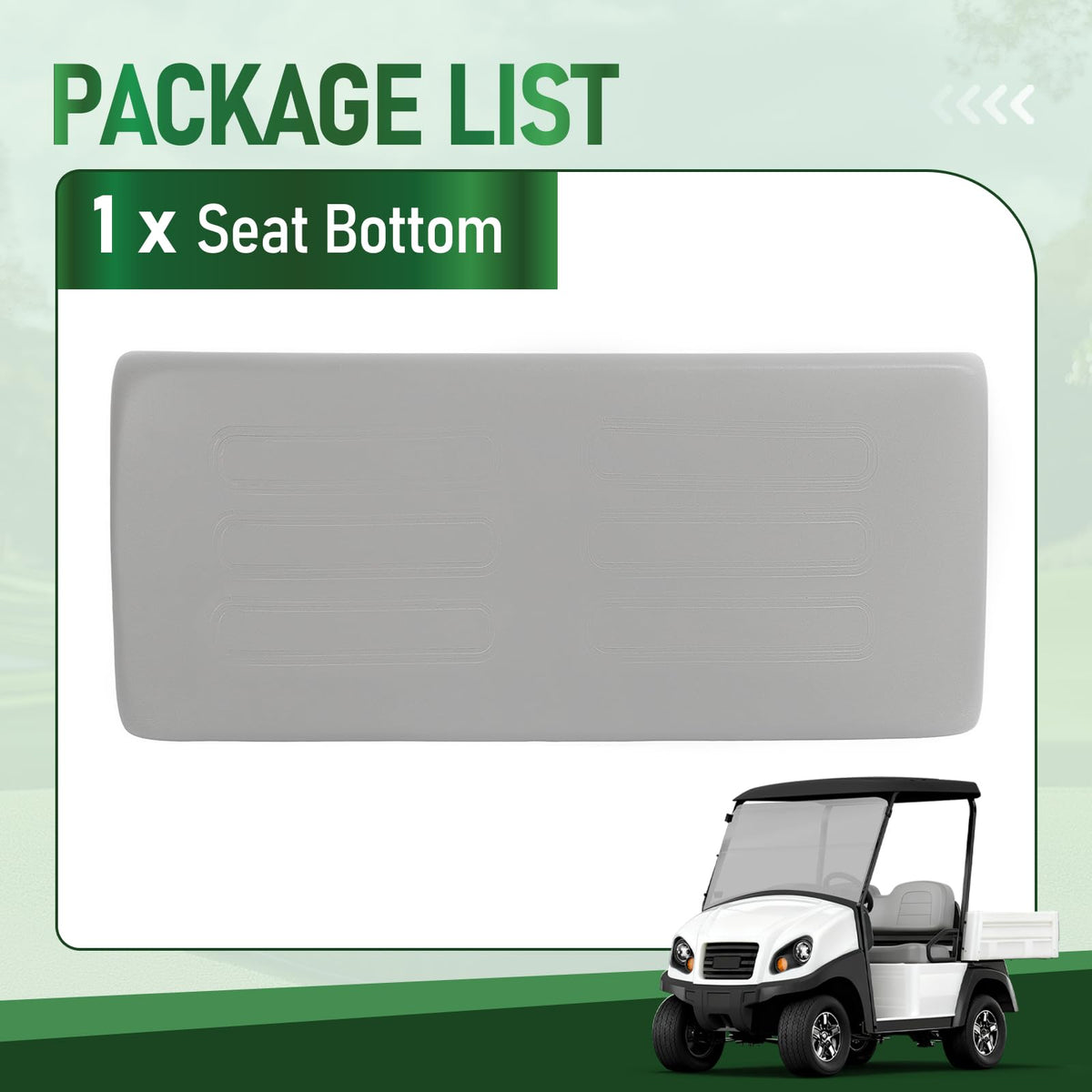 WUTIST Carryall-compatible cushion for Turf and Carryall2 models—versatile fit.