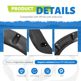 WUTIST rear-right fender flare adds durability and modern look