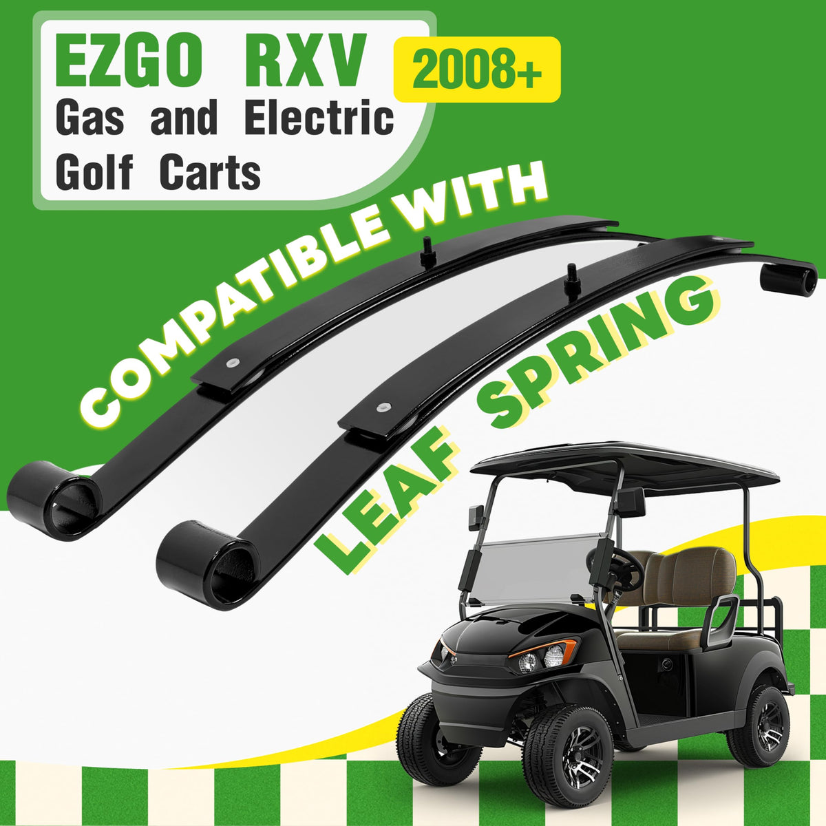 WUTIST leaf spring pack shown with bushings and sleeves for easier upgrades