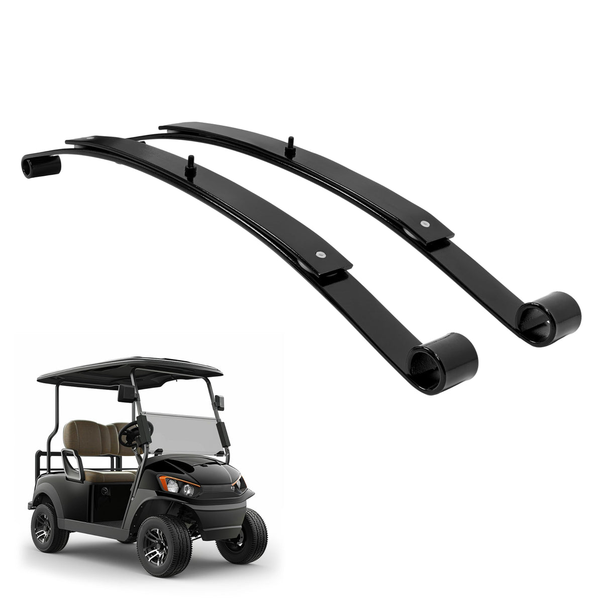 WUTIST rear 2-leaf spring for EZGO RXV improves ride comfort
