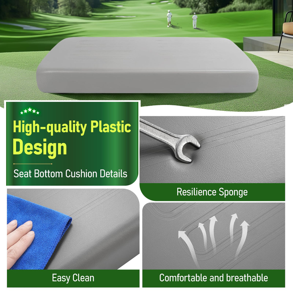 WUTIST soft foam layer enhances on-seat comfort during long rides.