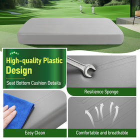 WUTIST soft foam layer enhances on-seat comfort during long rides.