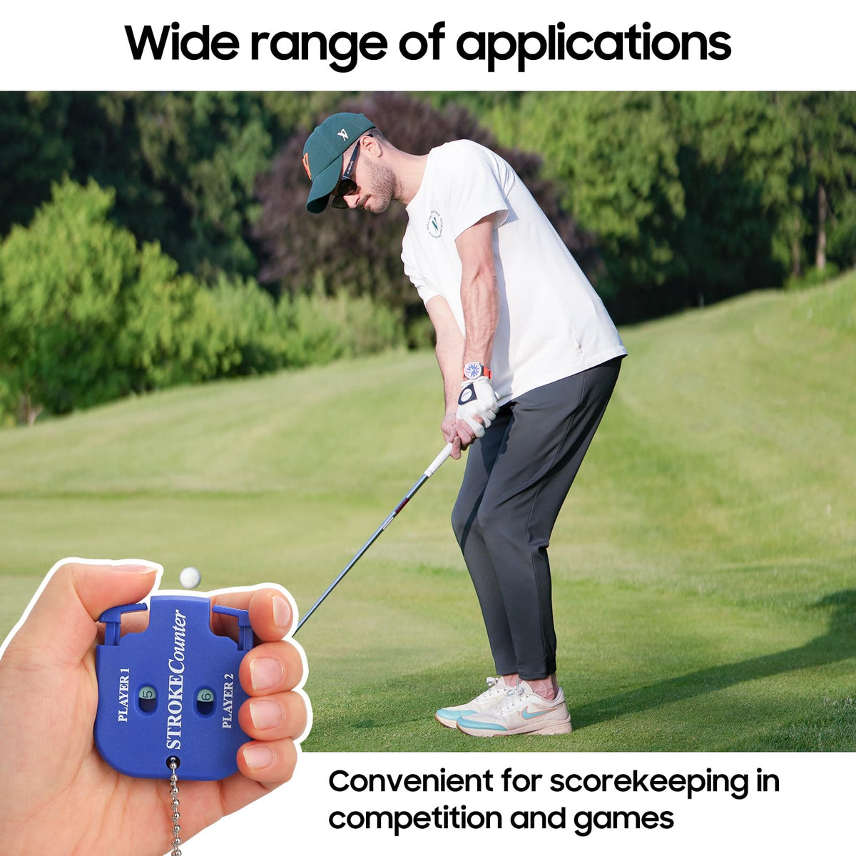 Wynaura ball marker divot tool—compact greens repair on the move