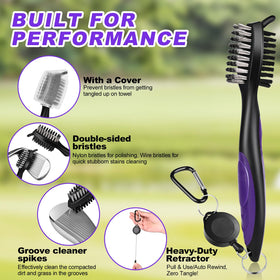 Wynaura golf ball bag with hook for easy access