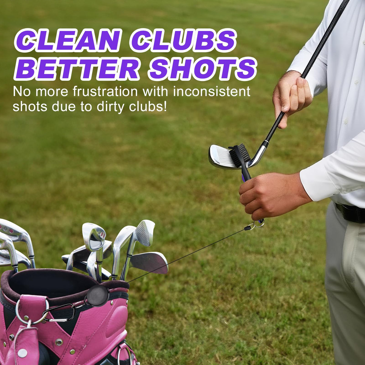 Wynaura bubble level to assist on-course alignment